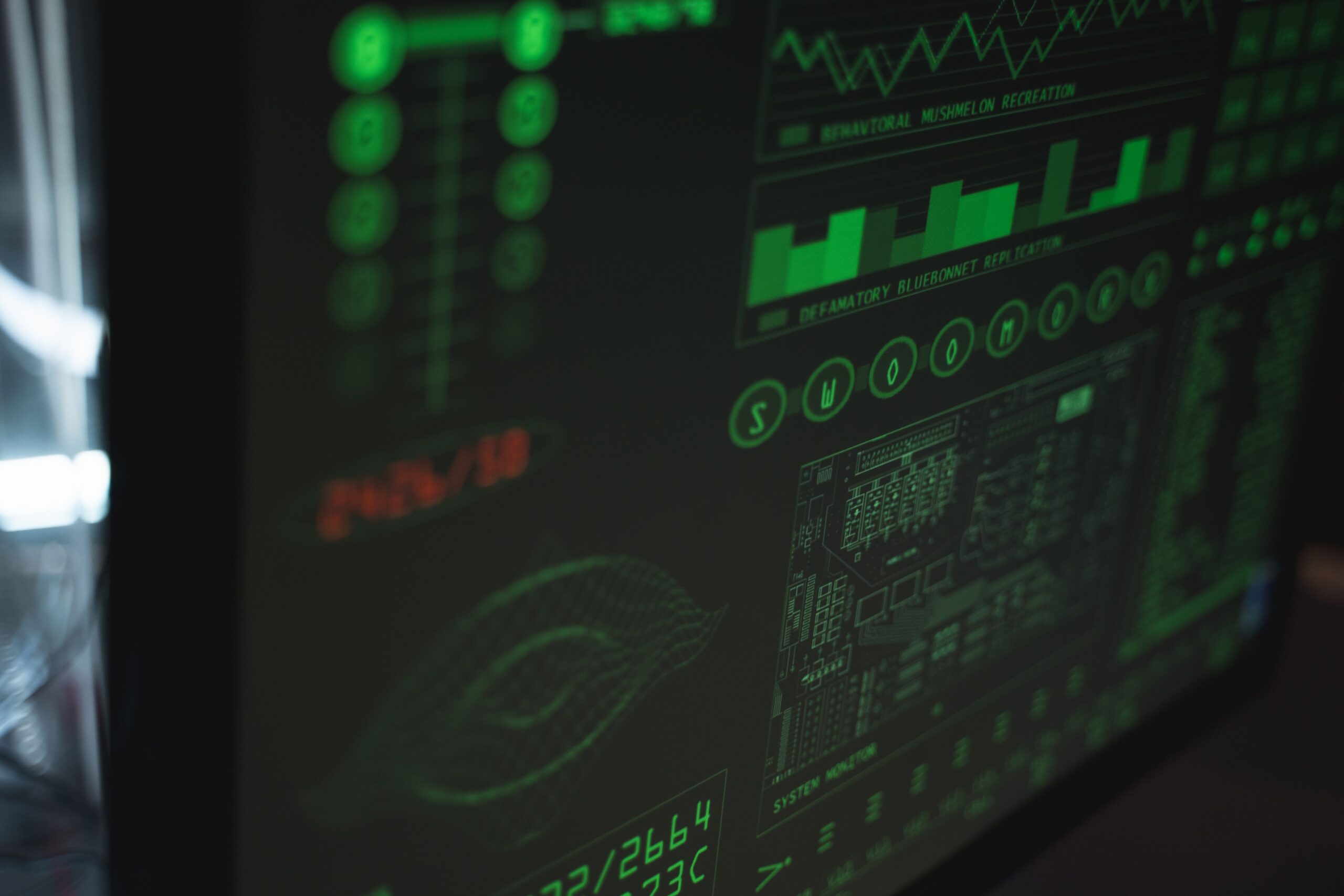 Interface de cybersécurité et protection des données - Performance & Cybersécurité